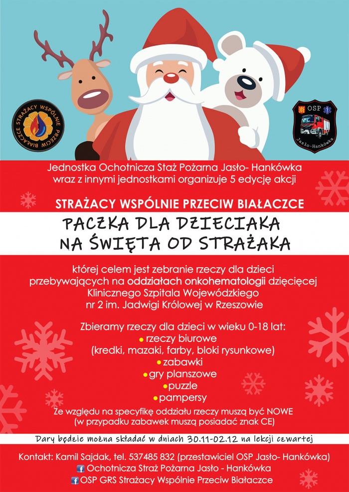 Strażacy wspólnie przeciw białaczce