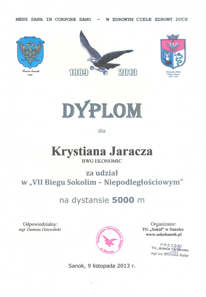 Bieg Niepodległości Krosno 11 listopada 2013