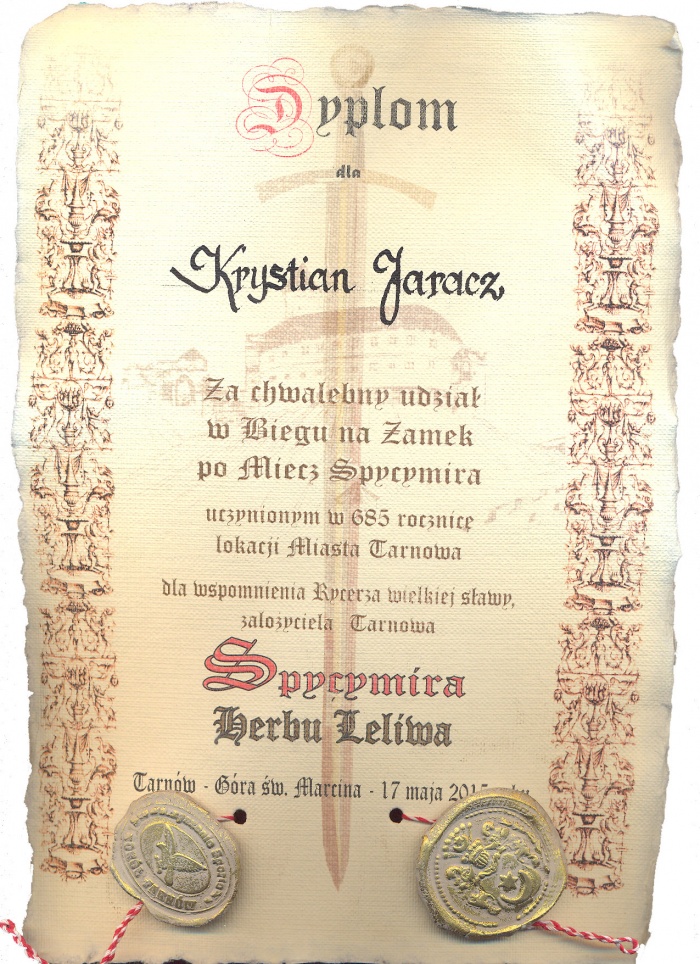 Medaliści w bieganiu 2015