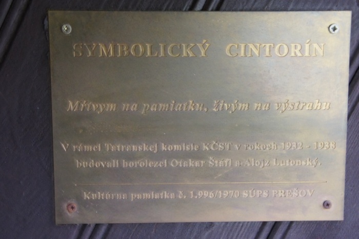 Symboliczny Cmentarz Popradske Pleso