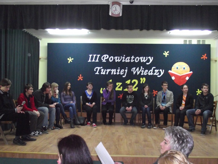 Turniej Wiedzy \"1 z 12\" 2012