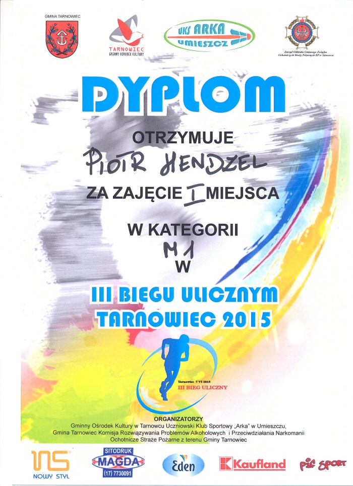 Medaliści w bieganiu 2015