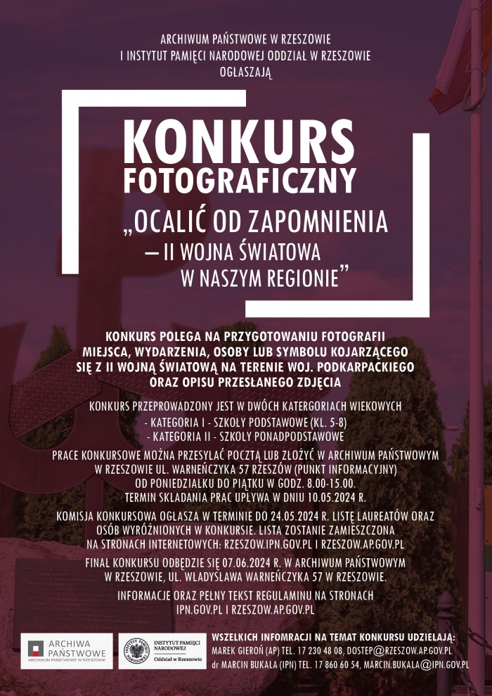 „Ocalić od zapomnienia – II wojna światowa w naszym regionie”