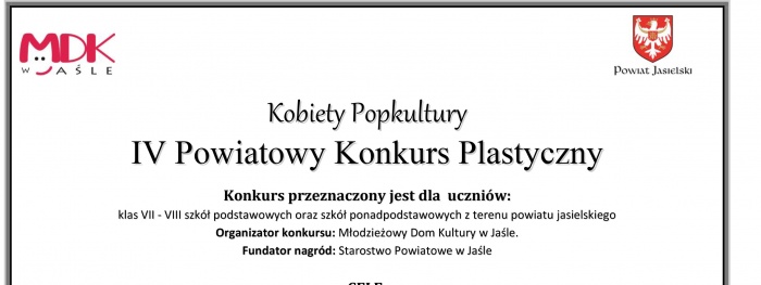 Konkurs Plastyczny \"Kobiety popkultury\"