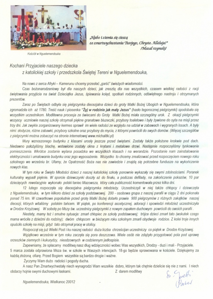 Życzenia świąteczne z Afryki