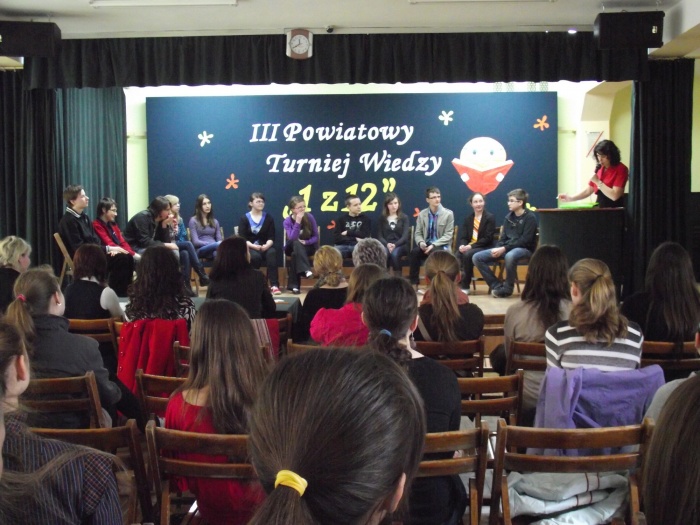 Turniej Wiedzy \"1 z 12\" 2012