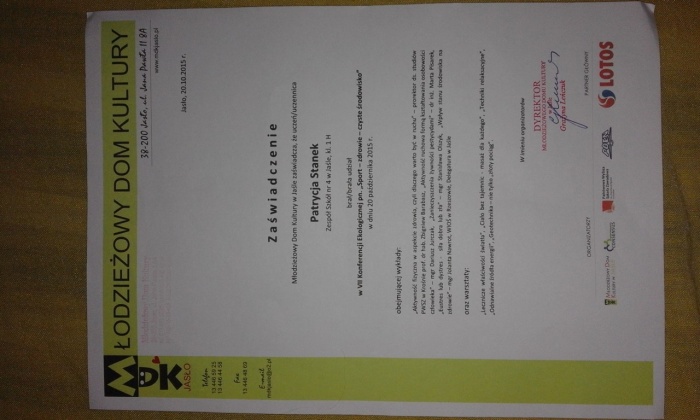 Konferencja ekologiczna 2015