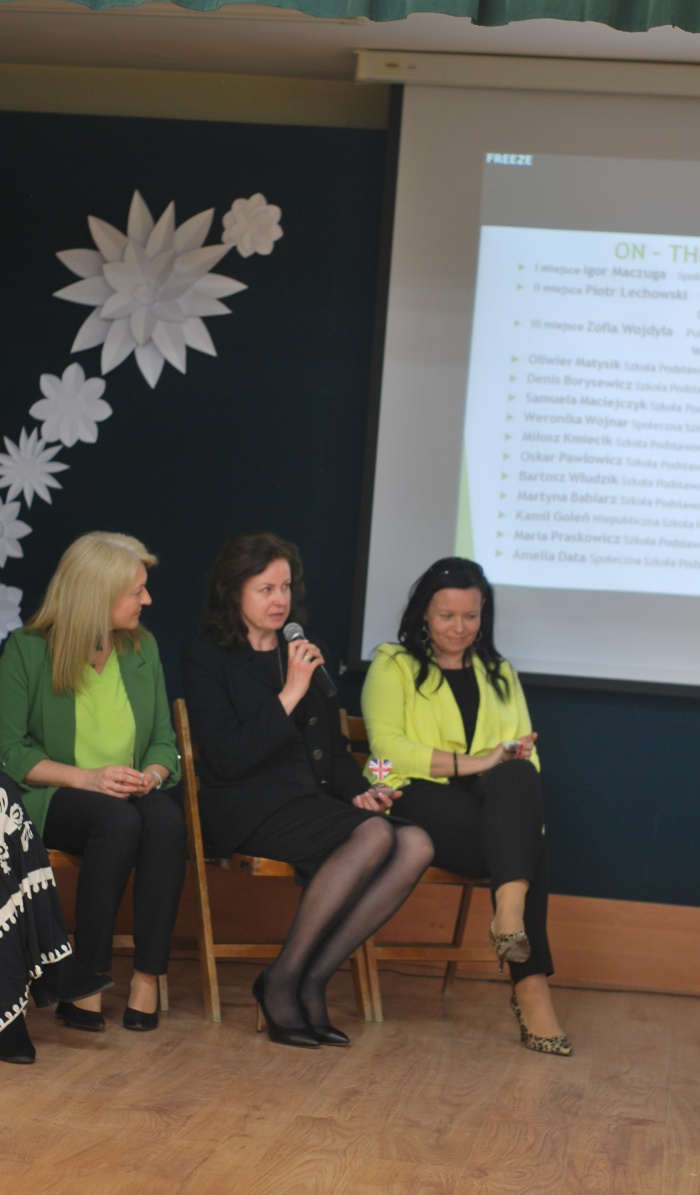 Zwycięzcy Powiatowego Konkursu z Języka Angielskiego ON - THE - ROLL 2024