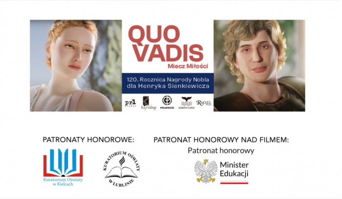 Ogólnopolski Konkurs QUO VADIS Miecz Miłości - w 120 rocznicę przyznania Nagrody Nobla Henrykowi Sienkiewiczowi