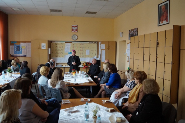 Wizyta biskupa Wątroby