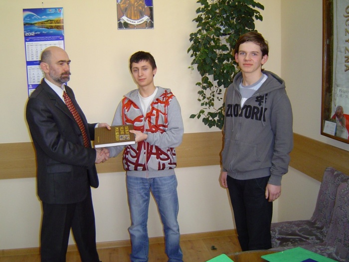 Konkurs \"Wywiad z posłem\"