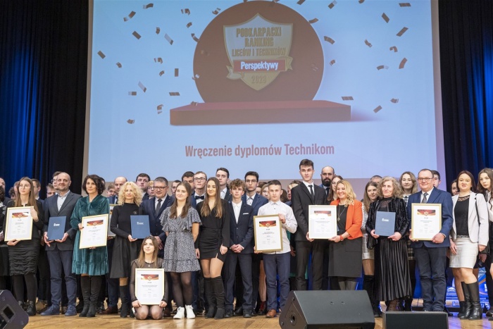 Gala Podkarpackiego Rankingu Liceów i Techników Perspektywy 2023