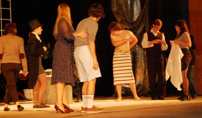 spektakl „Męczeństwo Piotra Oheya” 