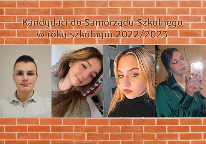 Kandydaci do samorządu szkolnego w roku szkolnym 2022/2023