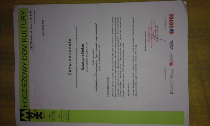 Konferencja ekologiczna 2015