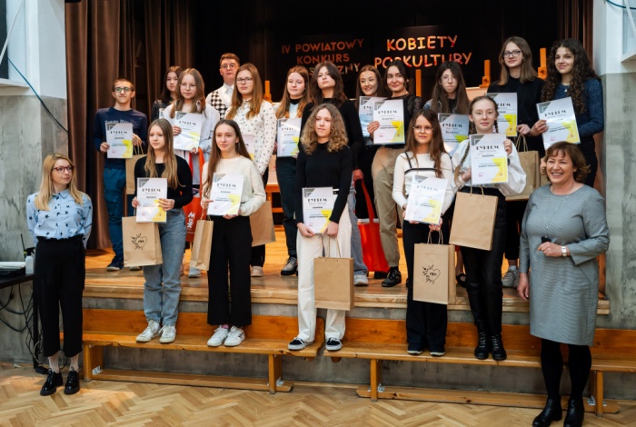 Nagrodzeni w IV Konkursie Plastycznym „Kobiety popkultury”.