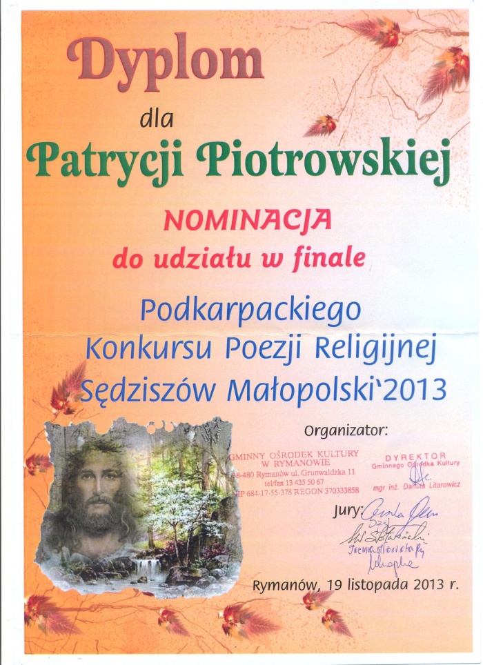 Konkurs Poezji Religijnej