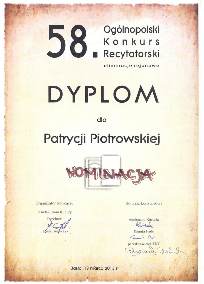 Konkurs recytatorski