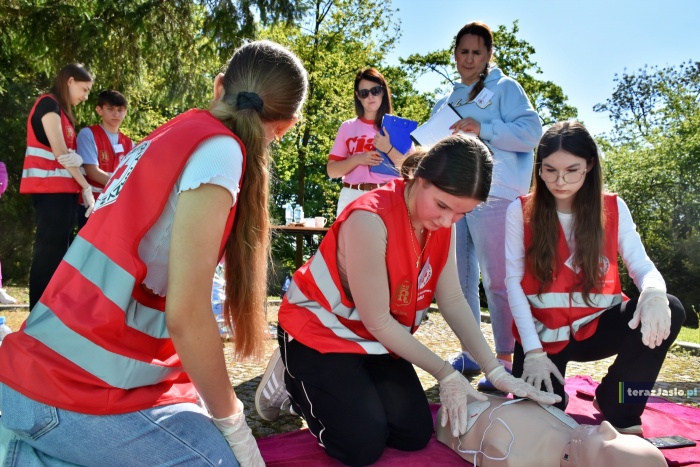 Eliminacje do XXXI Mistrzostw Pierwszej Pomocy PCK szkół średnich z powiatu jasielskiego.