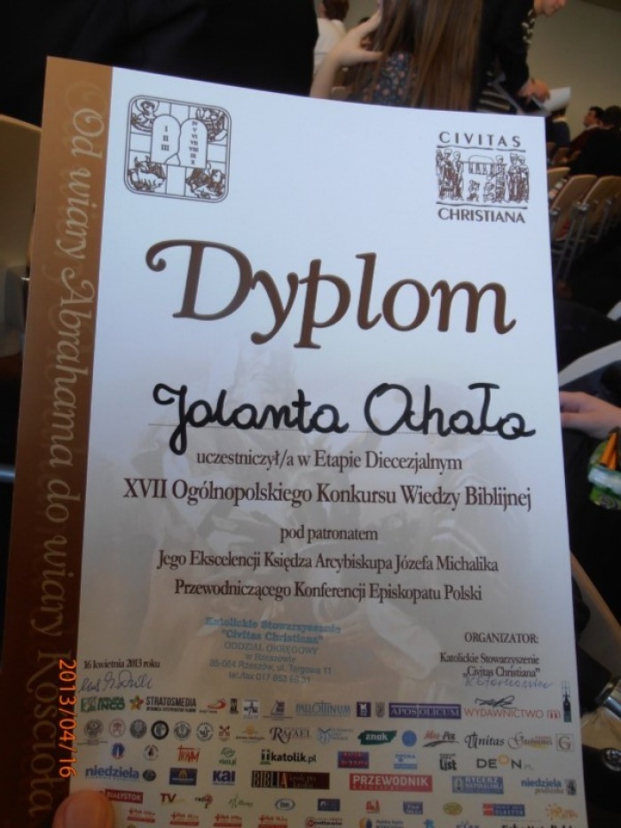 Konkurs Wiedzy Biblijnej