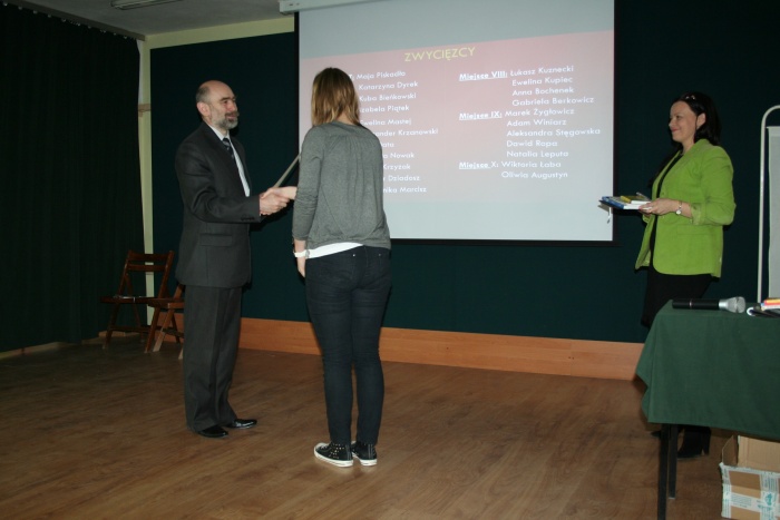 Rozdanie nagród on-the-roll 2014