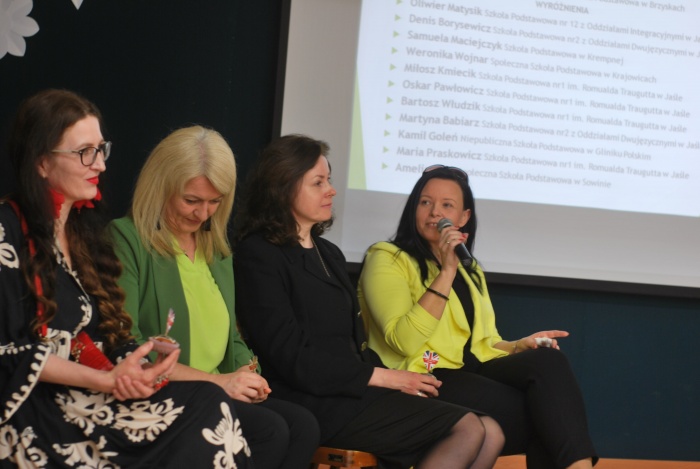 Zwycięzcy Powiatowego Konkursu z Języka Angielskiego ON - THE - ROLL 2024