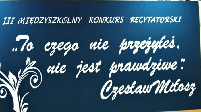 „Twórczość Czesława Miłosza”