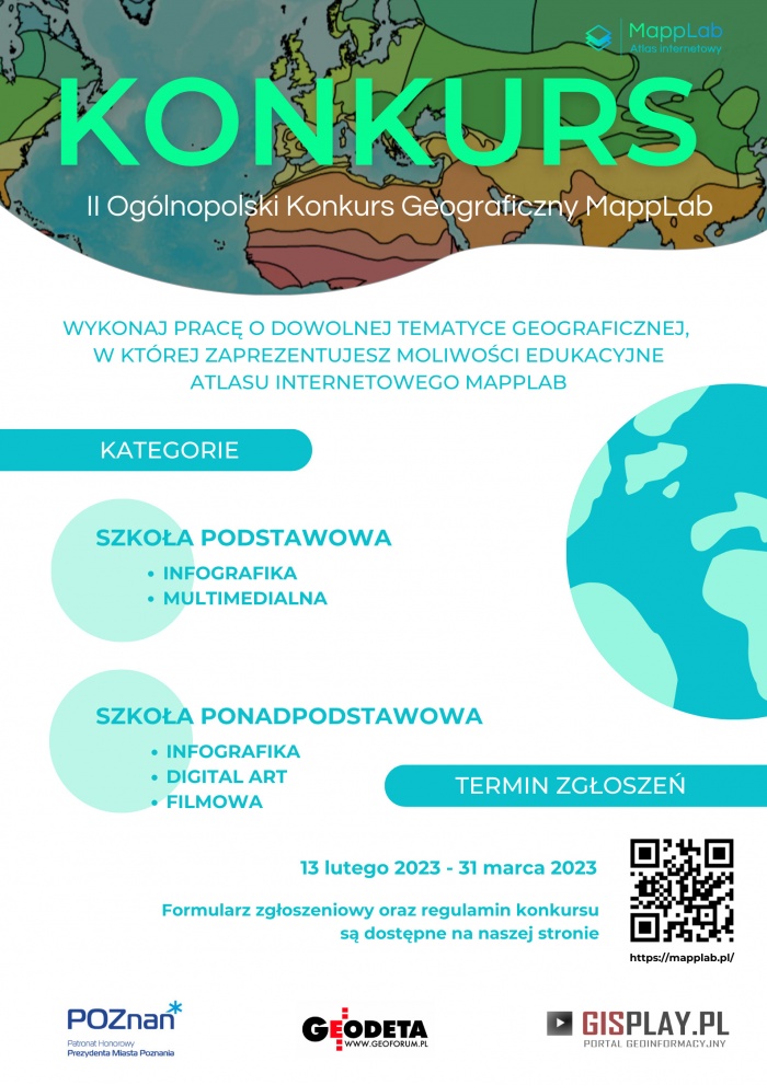 II Edycja Ogólnopolskiego Konkursu Geograficznego MappLab
