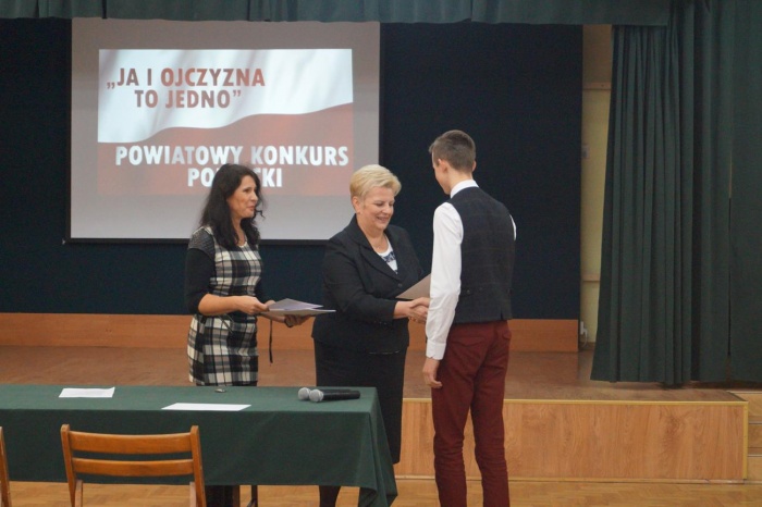 Powiatowy Konkurs Poetycki „Ja i ojczyzna to jedno”