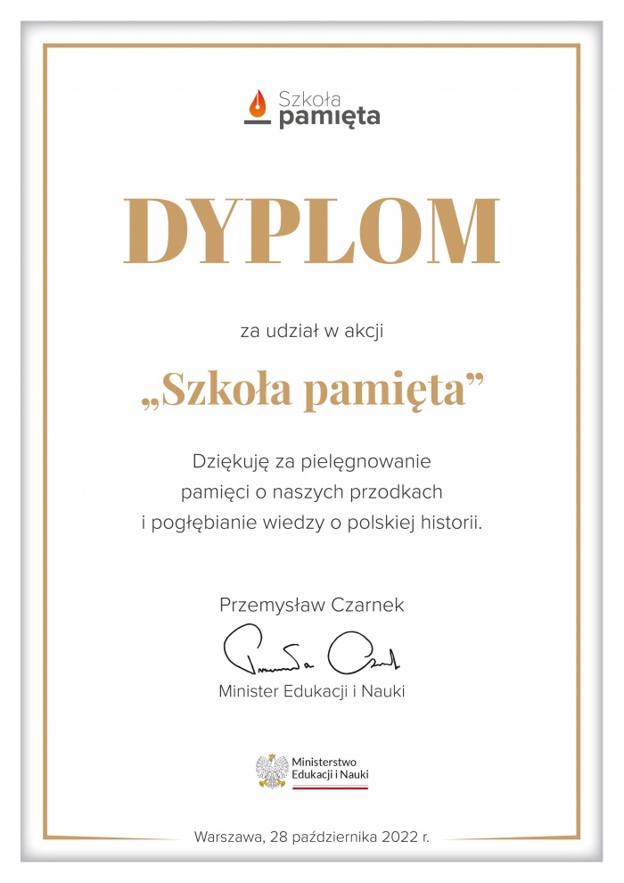 Akcja \"Szkoła pamięta\"