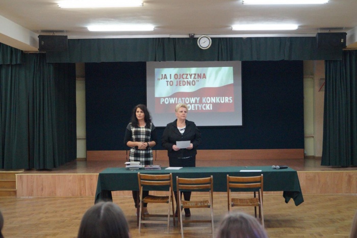 Powiatowy Konkurs Poetycki „Ja i ojczyzna to jedno”