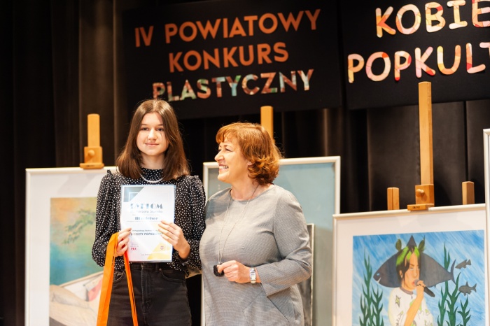 Nagrodzeni w IV Konkursie Plastycznym „Kobiety popkultury”.
