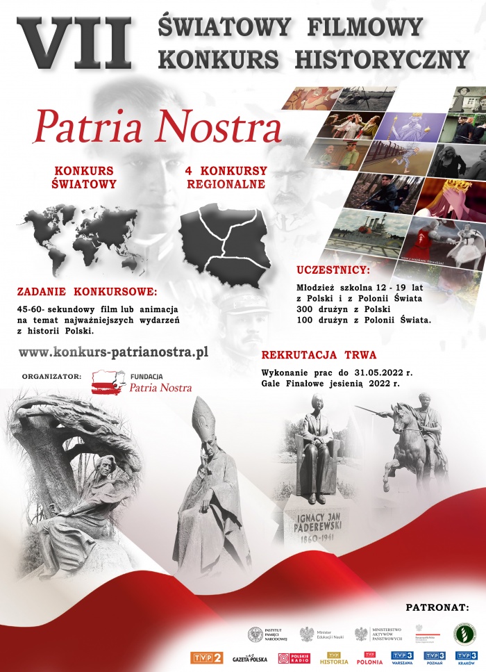 VII edycja Filmowego Konkursu Historycznego Patria Nostra