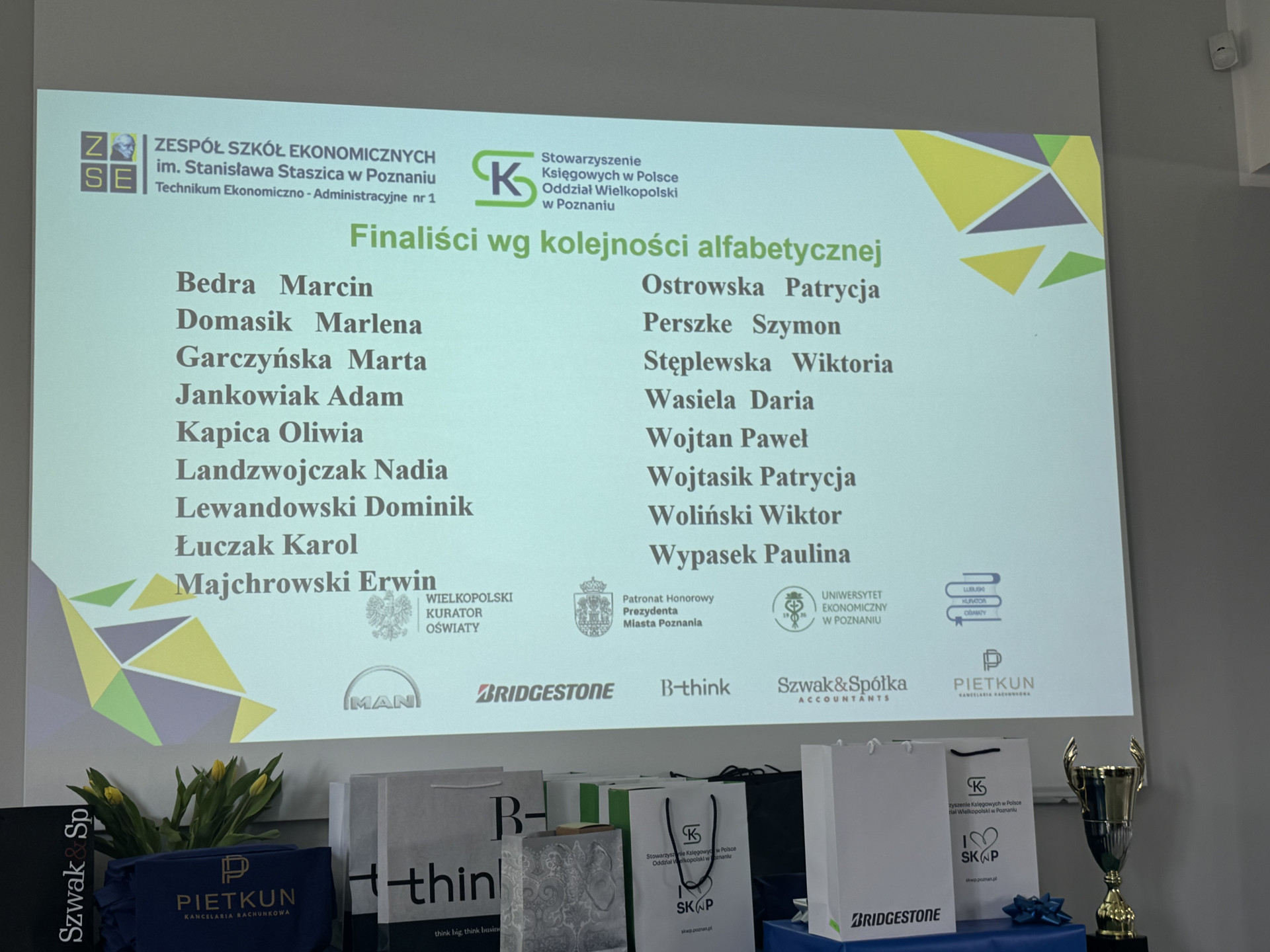 Wiktor Woliński i Paulina Wypasek finalistami w XVII edycji „Olimpiady Talentów Akademia Księgowego"