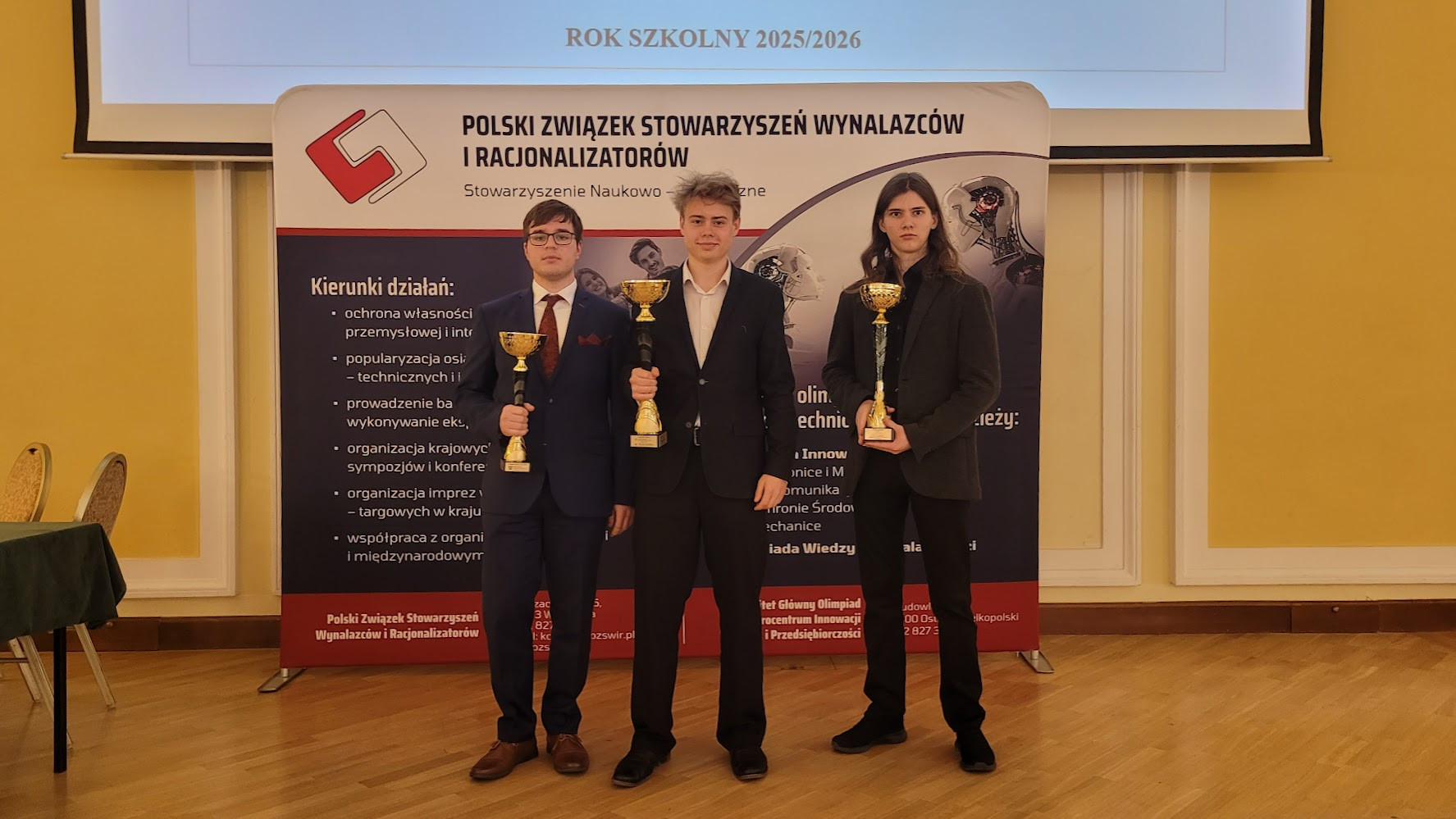 Laureaci i finaliści Olimpiady Innowacji Technicznej w Mechanice oraz w Elektronice i Mechatronice